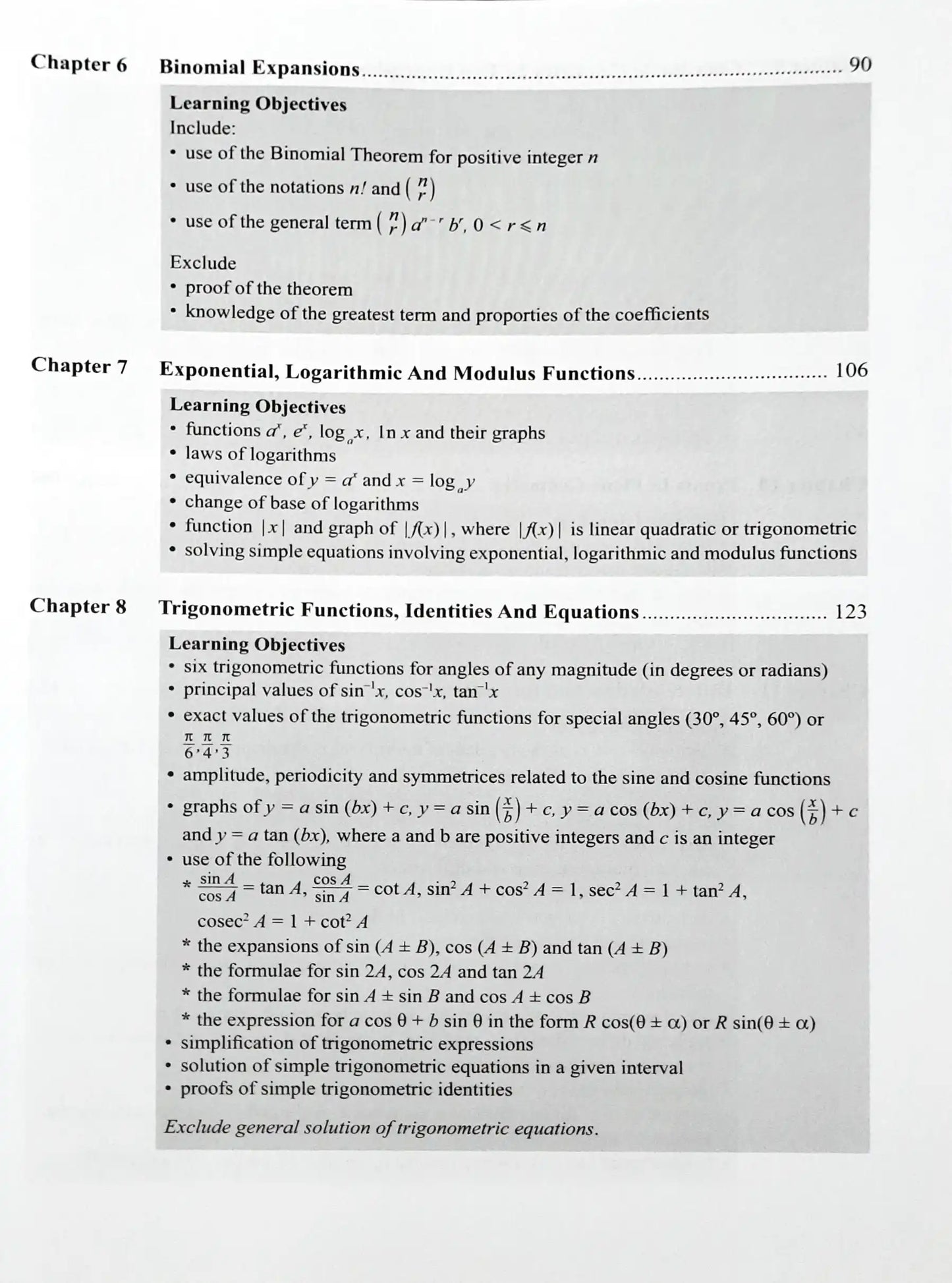 SAP Additional Maths Gym for Secondary 3 & 4