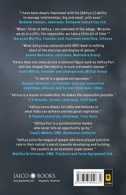 Adityanama : The Man behind the Banker Unveiled