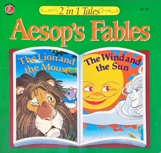 Aesop's Fables 2 in 1 Tales The Lion And The Mouse The Wind And The Sun