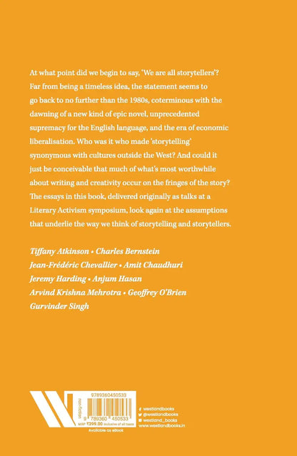 Against Storytelling (Literary Activism Series)