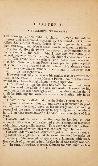 Hercule Poirot #9 : Lord Edgeware Dies (P)