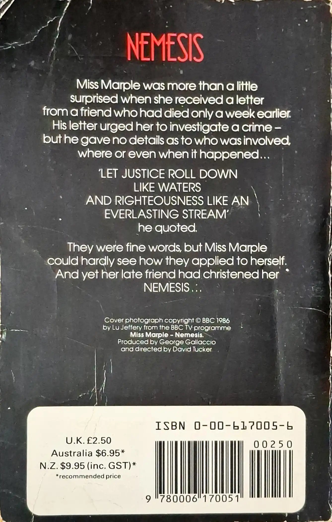 Miss Marple #11 : Nemesis (P)