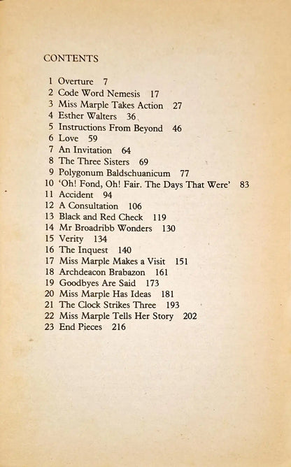 Miss Marple #11 : Nemesis (P)