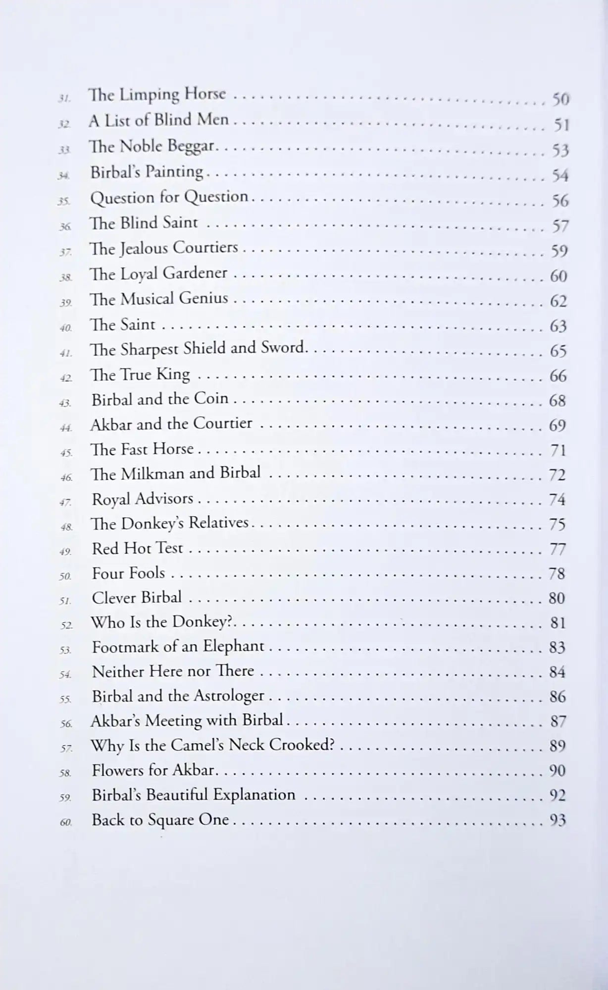 Timeless Fables : Birbal Betrays Himself and Other Stories (60 Stories)