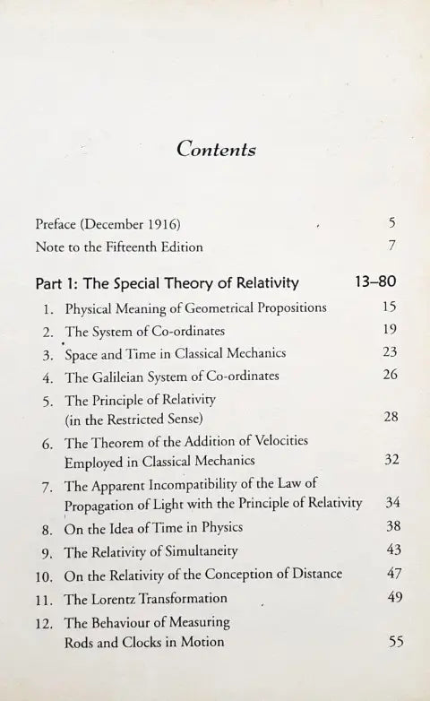 Albert Einstein Relativity The Special and The General Theory (P)