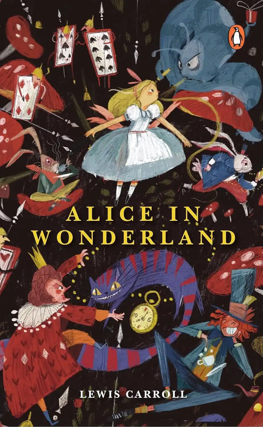 Alice In Wonderland : A Colouring Book For Stress Relief