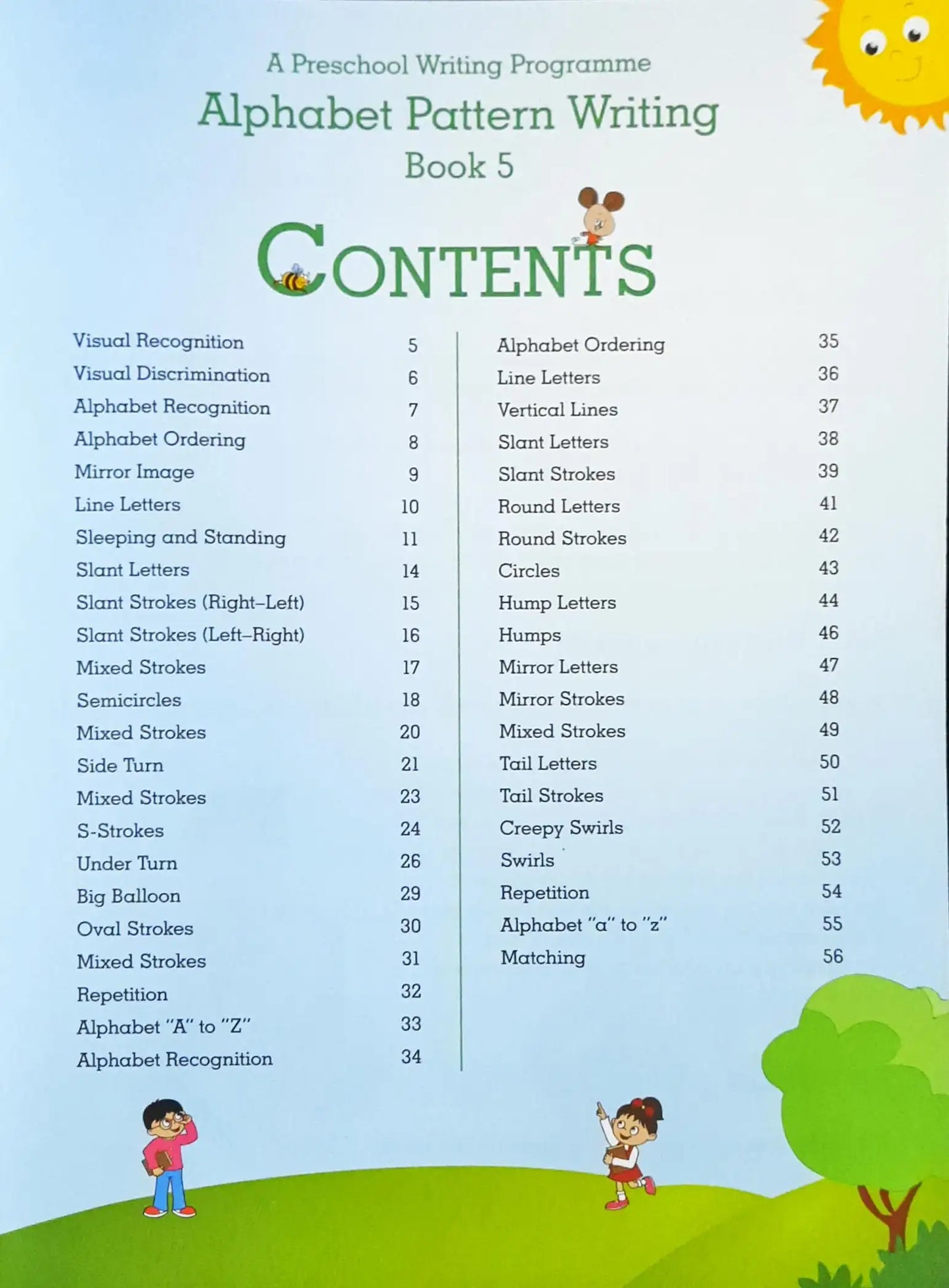 Alphabet Pattern Writing : A Preschool Writing Programme - Book 5 ...