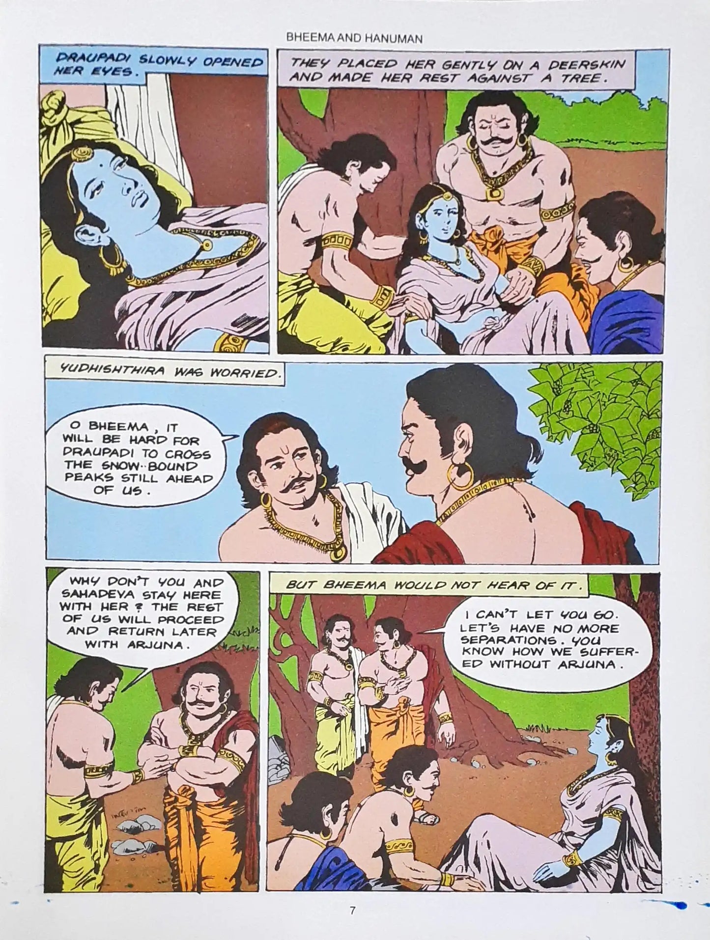 Amar Chitra Katha Vol 527 Bheema And Hanuman (P)