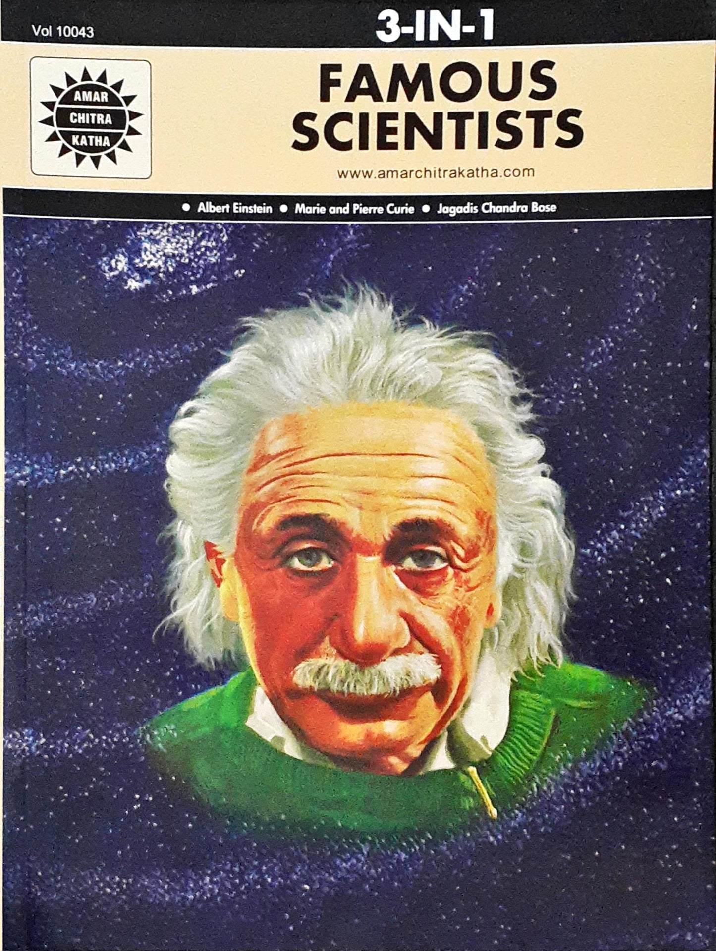 Famous Scientists : 3-in-1 - Amar Chitra Katha Vol. 10043 | Einstein Curie Bose