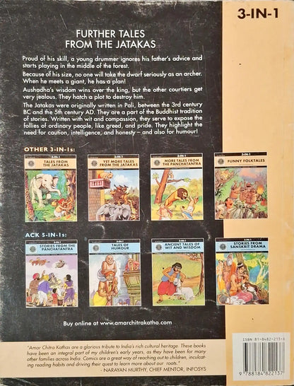 Further Tales from the Jatakas 3 in 1 : Amar Chitra Katha Vol. 10026 (P)
