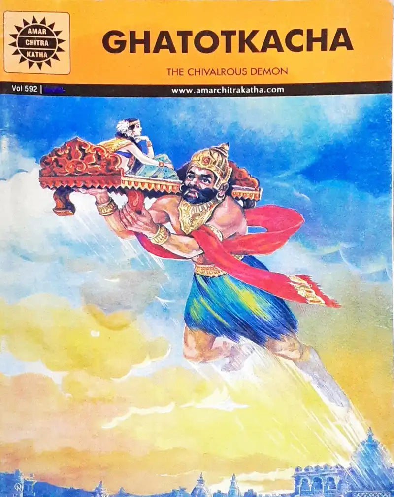 Amar Chitra Katha Vol 592 Ghatotkacha P Books And You amar-chitra-katha-vol-592-ghatotkacha-p-books-and-you