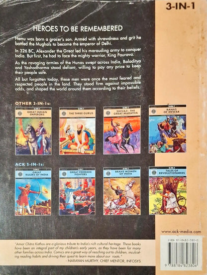 Heroes To Be Remembered 3 in 1 : Amar Chitra Katha Vol. 10038 (P)