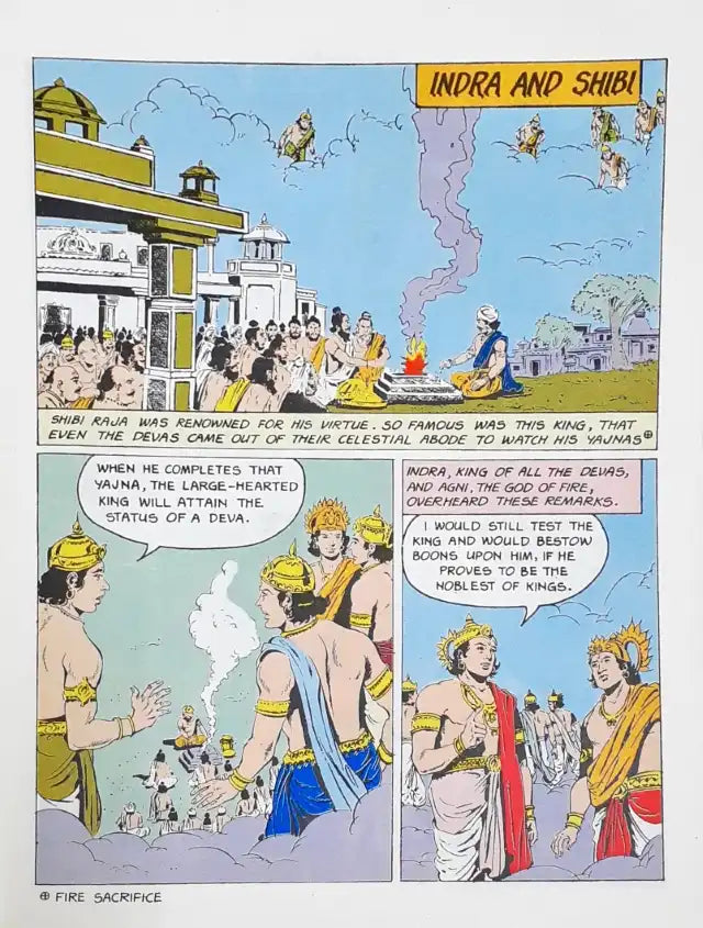 Amar Chitra Katha Vol 524 Indra And Shibi (P)