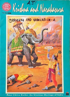 Krishna And Narakasura (Amar Chitra Katha) Vol 522 (P)