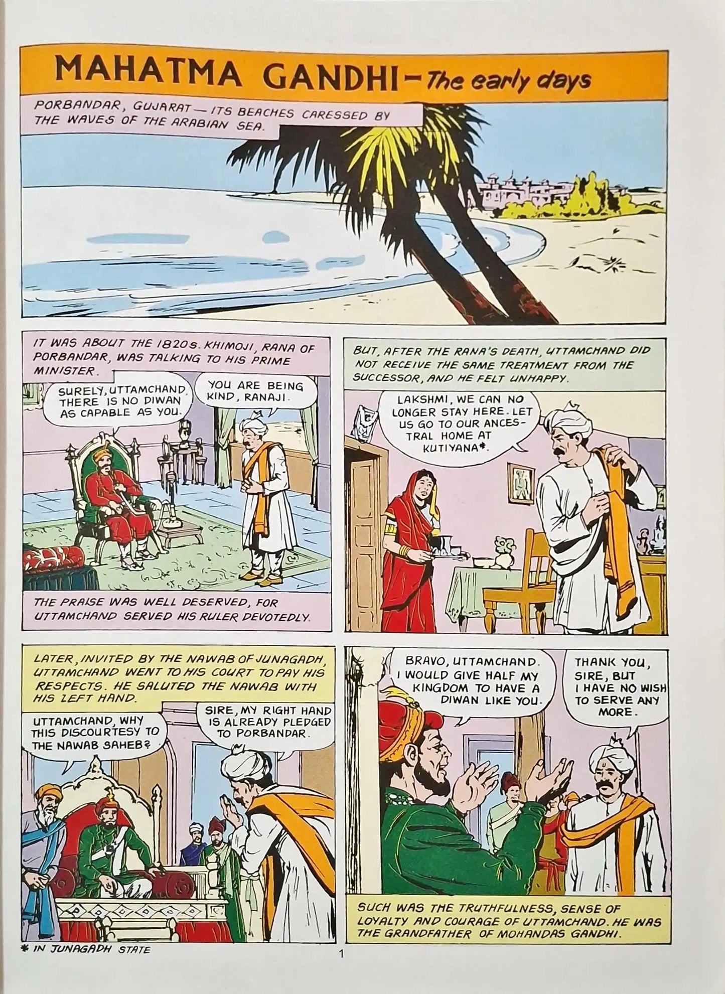 Mahatma Gandhi: Father of the Nation - Amar Chitra Katha  Special Issue (P)