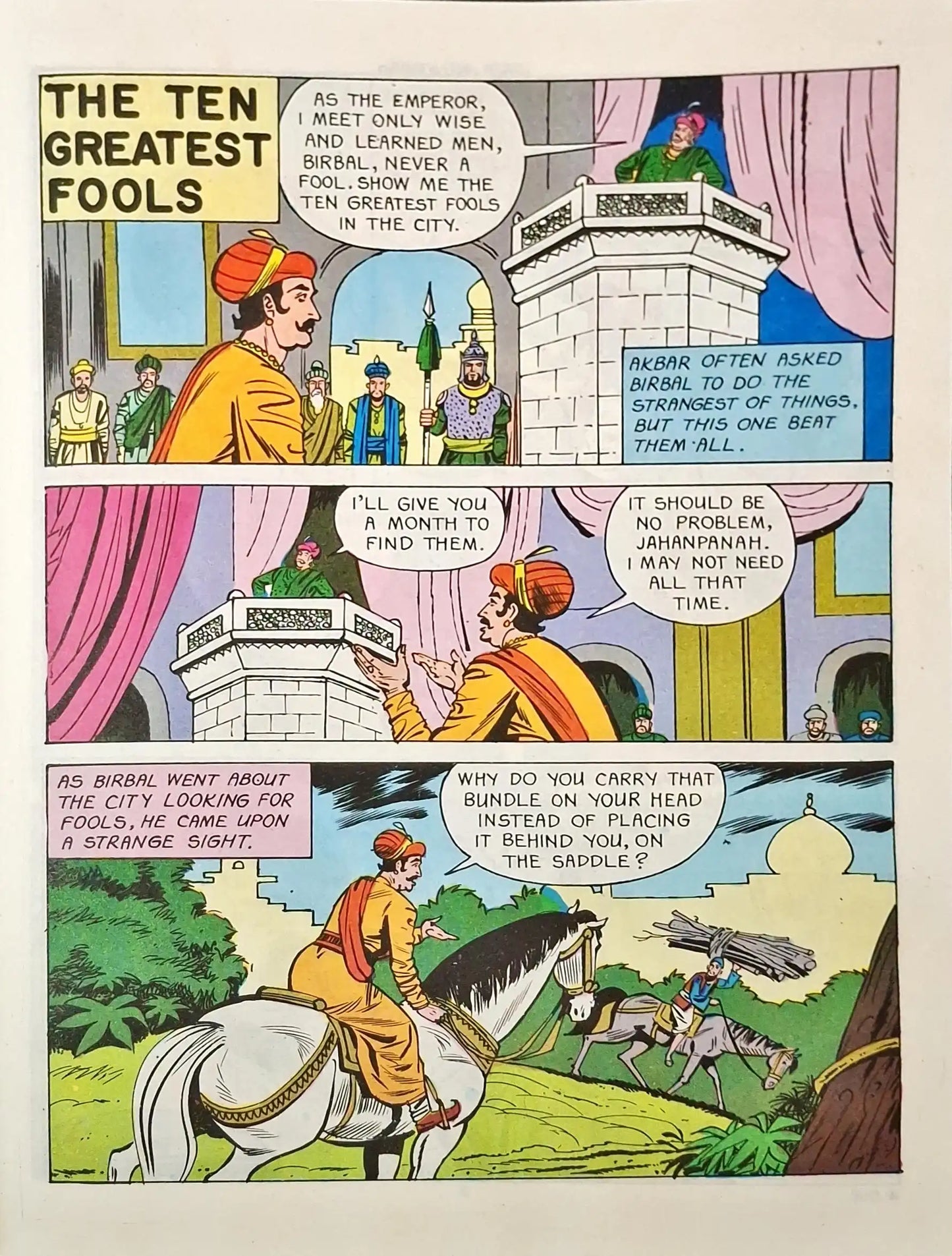 More Tales Of Birbal 3 in 1 : Amar Chitra Katha Vol. 10008 (P)