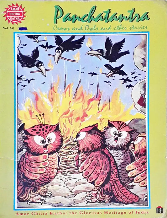 Panchatantra: Crows and Owls and other stories (Amar Chitra Katha) Vol. 561 (P)