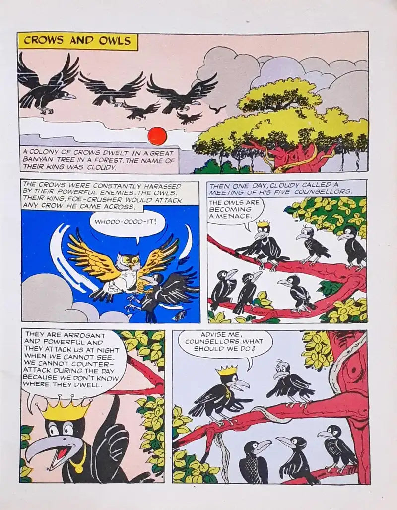 Panchatantra: Crows and Owls and other stories (Amar Chitra Katha) Vol. 561 (P)