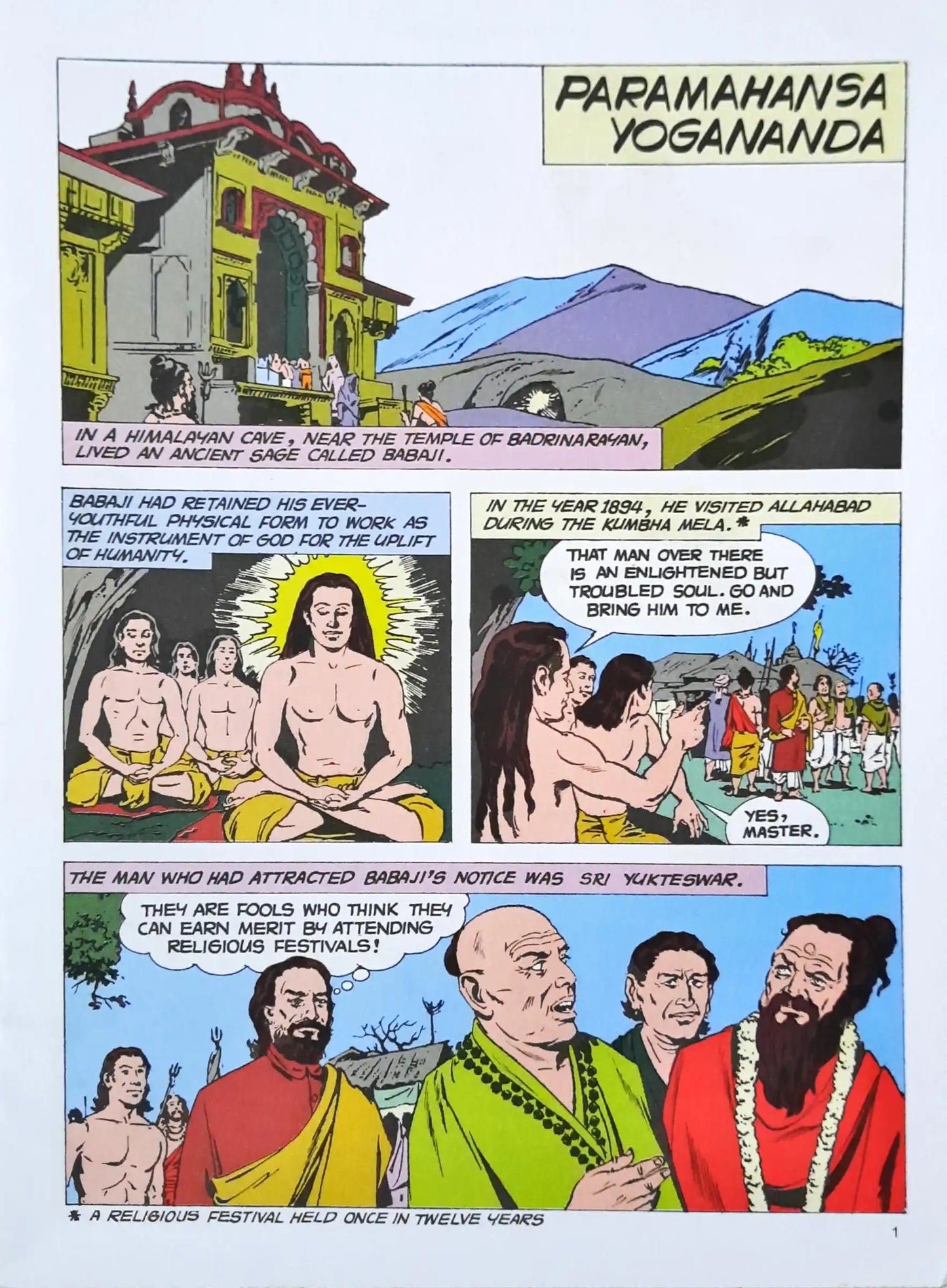Paramahansa Yogananda : Amar Chitra Katha Vol. 847