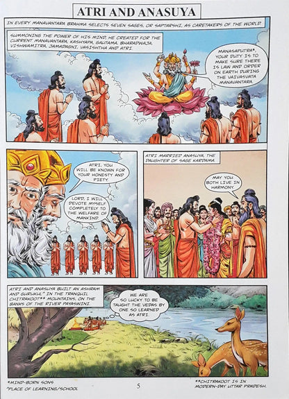 Saptarshi: The Seven Supreme Sages - Amar Chitra Katha