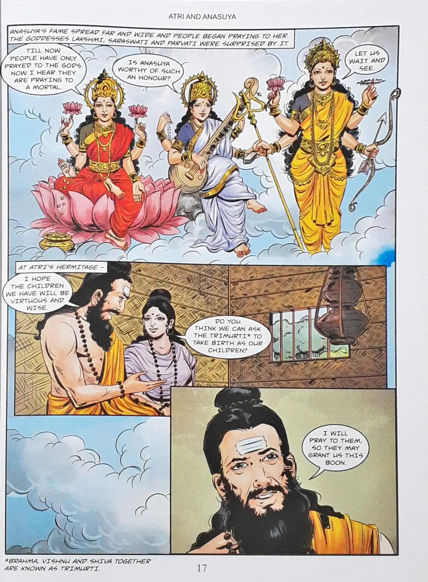 Saptarshi: The Seven Supreme Sages - Amar Chitra Katha