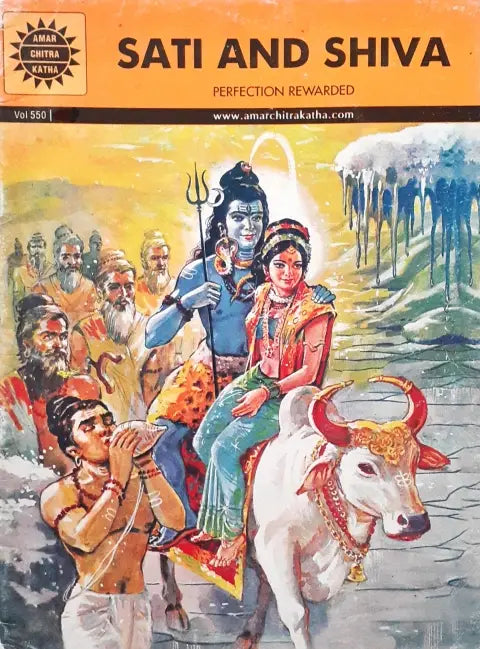 Amar Chitra Katha Vol 550 Sati And Shiva Perfection Rewarded (P)