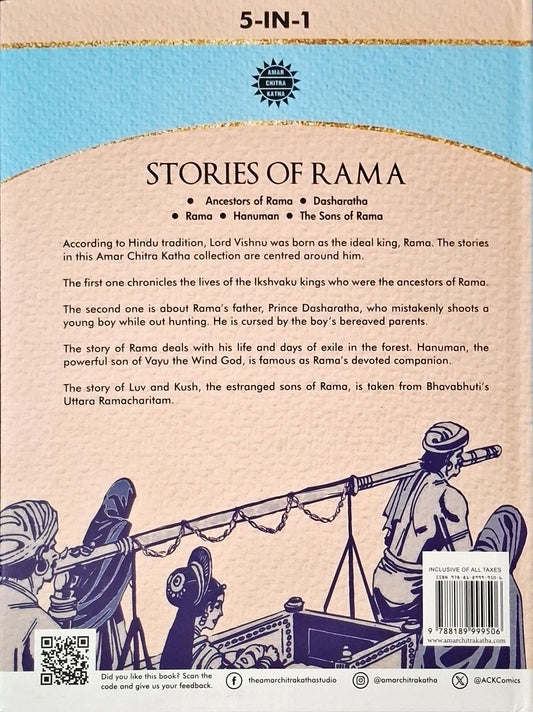 Stories of Rama 5 in 1 : Amar Chitra Katha Vol. 1005 | Hardcover