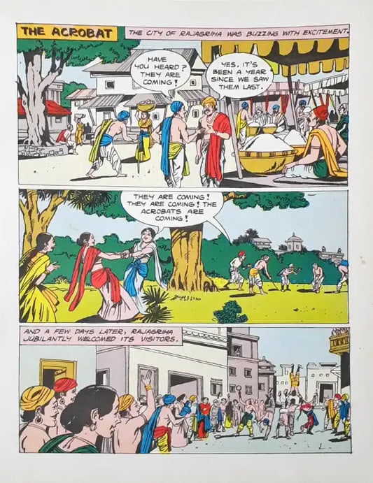 The Acrobat and Other Buddhist Tales : Amar Chitra Katha Vol. 668 (P)