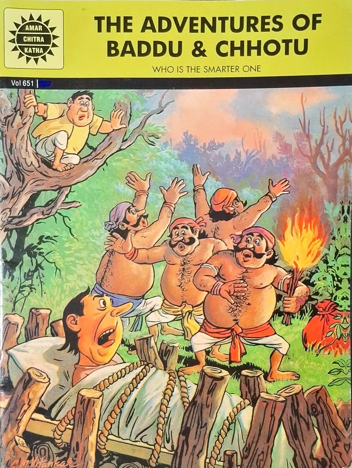 Adventures Of Baddu And Chhotu : Amar Chitra Katha Vol. 651 (P)