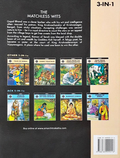 The Matchless Wits : 3-in-1 - Amar Chitra Katha Vol. 10016