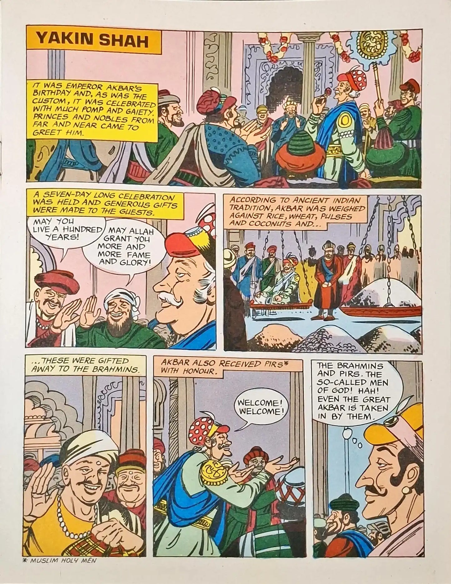 The Quick-Witted Birbal : Amar Chitra Katha Vol. 602 (P)