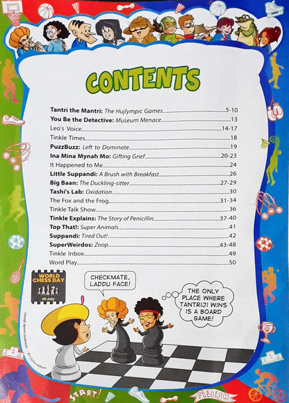 Tinkle Where Learning Meets Fun Monthly Magazine : July 2024 Vol. 44 No. 814