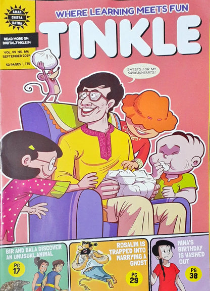 Tinkle Where Learning Meets Fun Monthly Magazine : September 2024 Vol. 44 No. 816