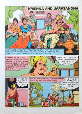 Krishna And Jarasandha (Amar Chitra Katha) Vol. 518  (P)