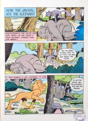 Amar Chitra Katha Vol. 560 How The Jackal Ate The Elephant Tales From The Panchatantra (P)