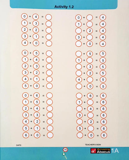 Amazing Abacus 1A and 1B - 2 Books Combo