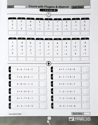 Amazing Abacus 3A and 3B - 2 Books Combo