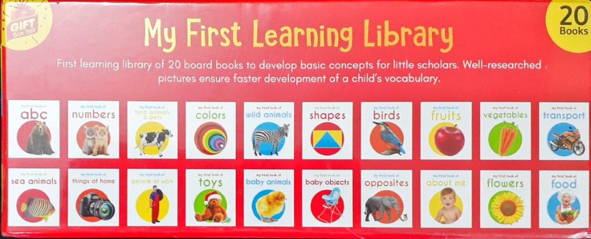 My First Learning Library Box Set Of 20 Books