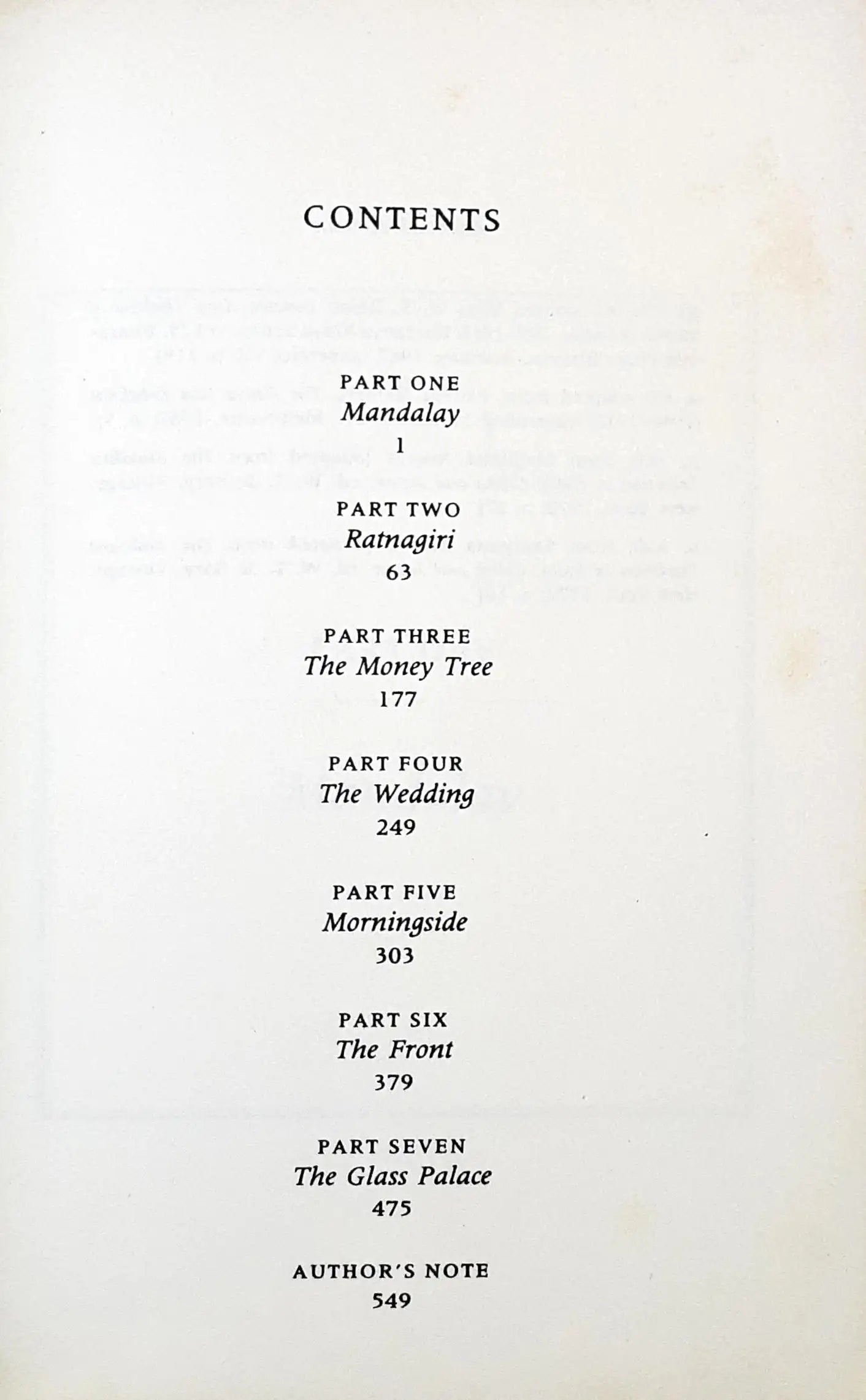 The Glass Palace (P)