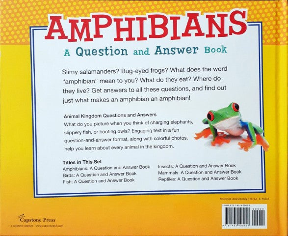 Animal Kingdom Questions And Answers Amphibians A Question And Answer Book