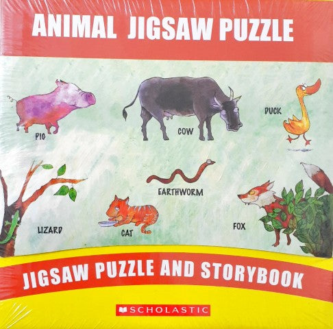 Animal Jigsaw Puzzle Box - Jigsaw Puzzle And Storybook