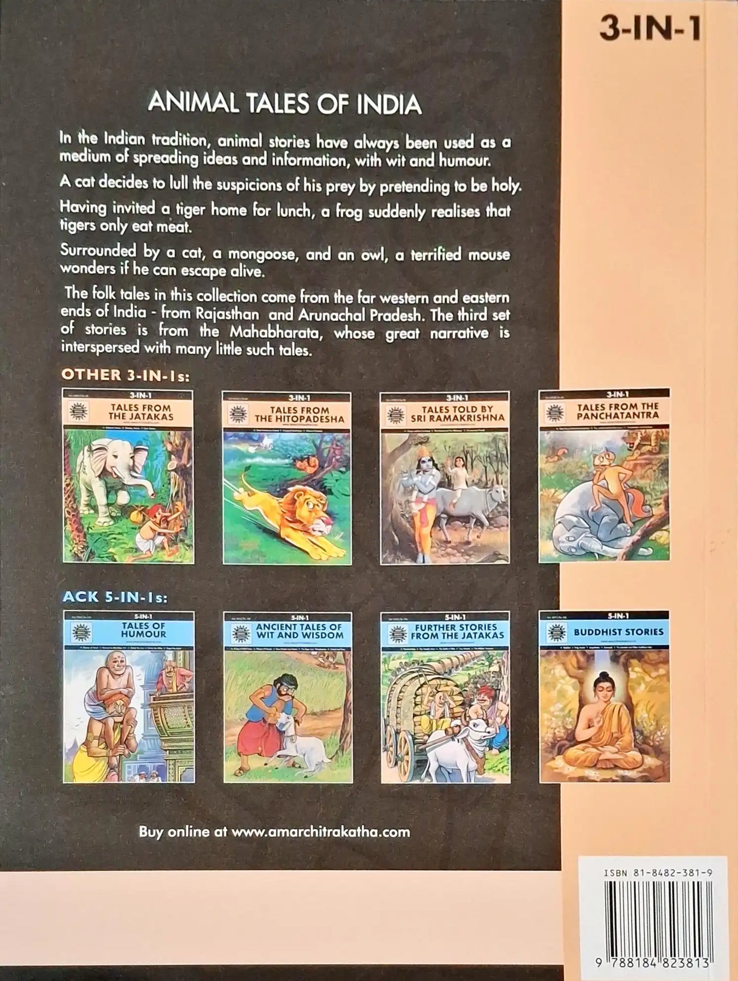 Animal Tales of India 3 in 1 : Amar Chitra Katha Vol. 10039