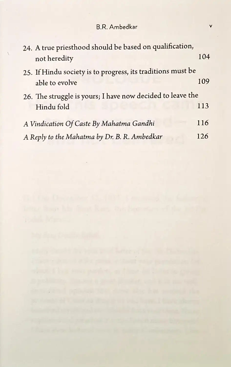 Annihilation of Caste