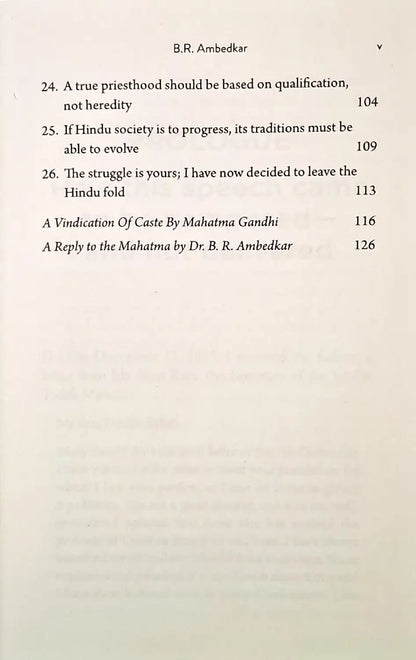 Annihilation of Caste