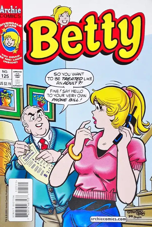 Archie Comics Betty No. 125