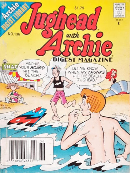 Archie Jughead With Archie Digest Magazine No. 136