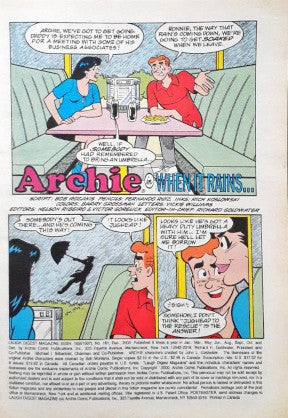 Archie Laugh Digest Magazine No. 161