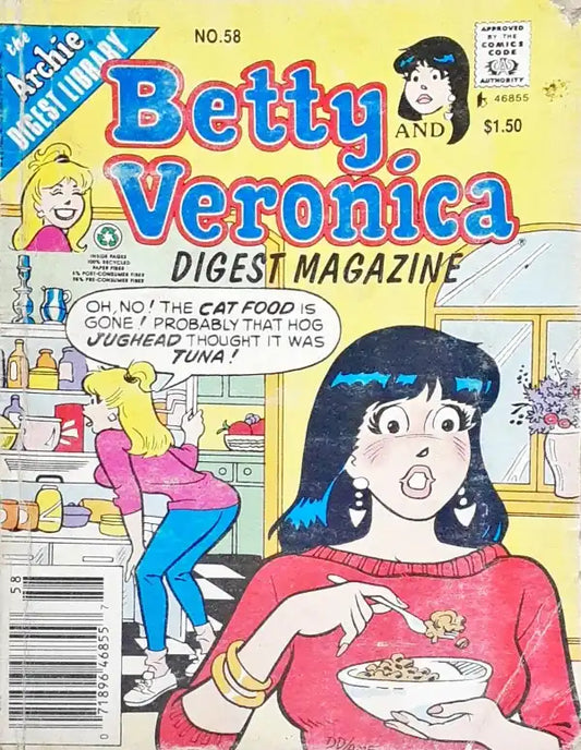 Archie Betty And Veronica Digest Magazine No. 58 (P)