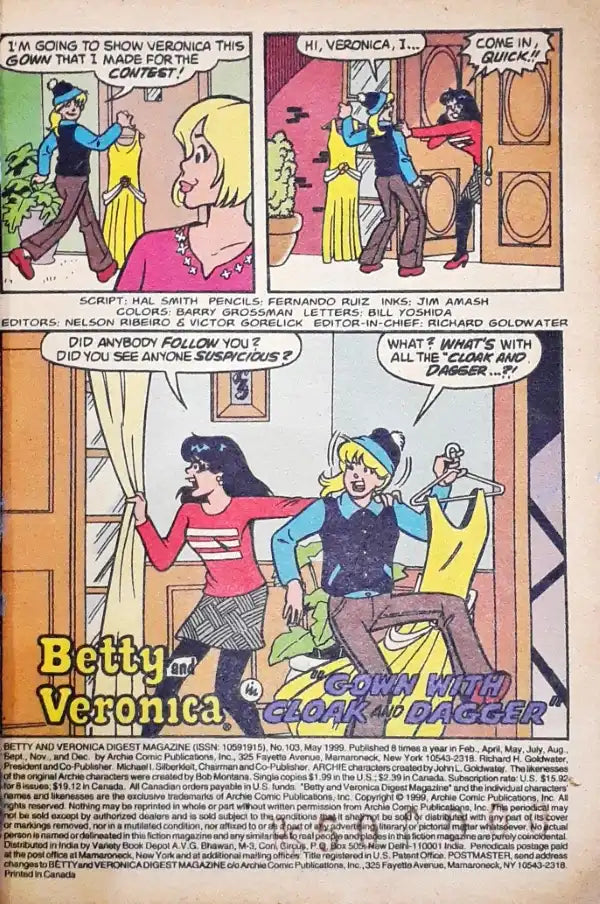 Archie Betty And Veronica Digest Magazine No. 103 (P)