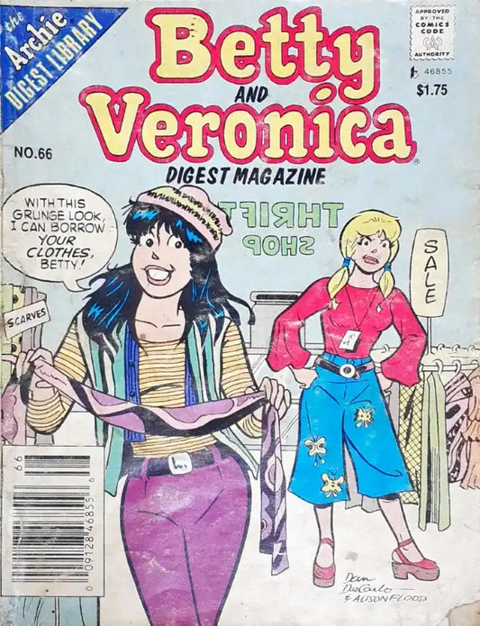 Archie Betty And Veronica Digest Magazine No. 66 (P)